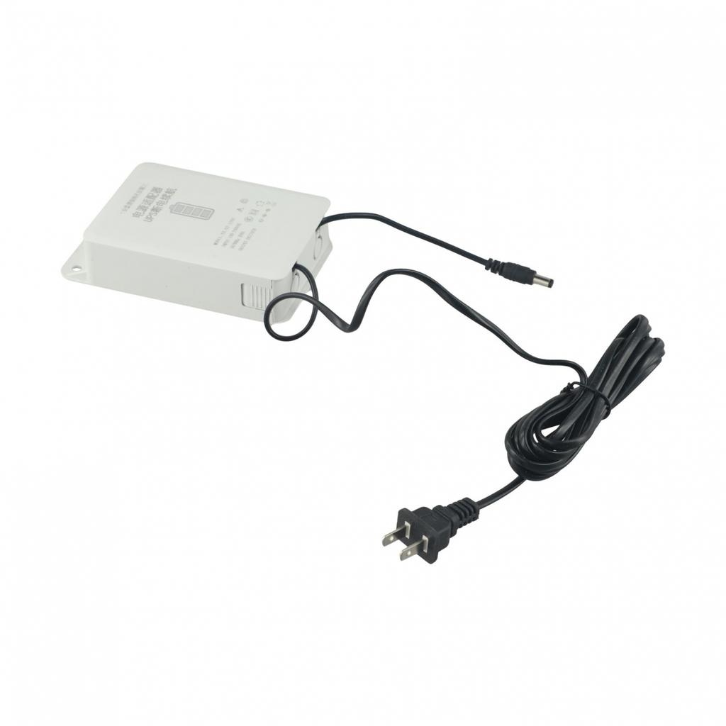 Rainproof Power Adapter for Outdoor Uninterrupted Monitoring Cameras