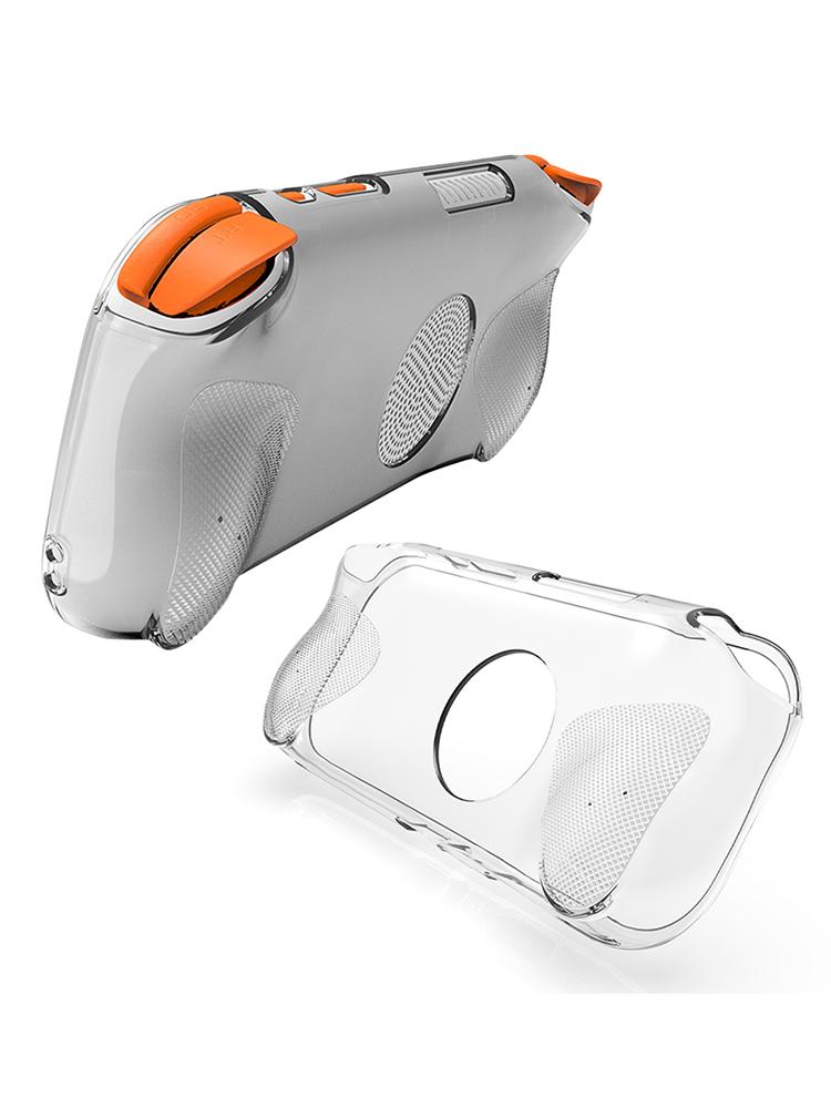 Clear TPU Protective Cover Ergonomic Grip Protective Sleeve TPU Transparent Protective Case Shockproof for MANGMI AIR X Console