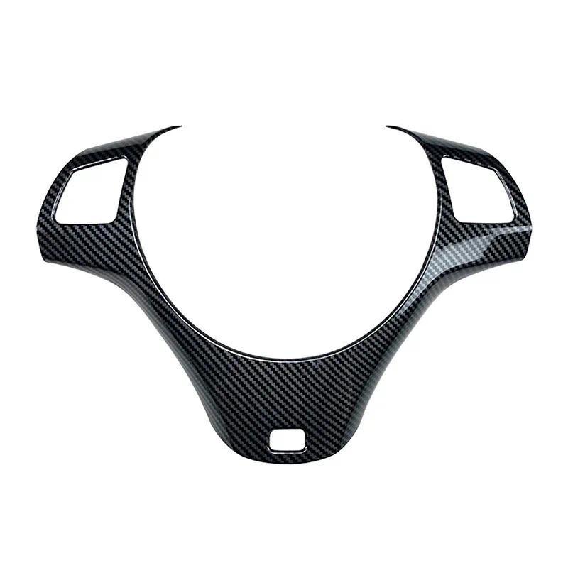 For BMW 3 Series E90 E92 E93 335i 330D 325i 330i Car Carbon Fiber Interior Steering Wheel Trim Cover Auto Parts