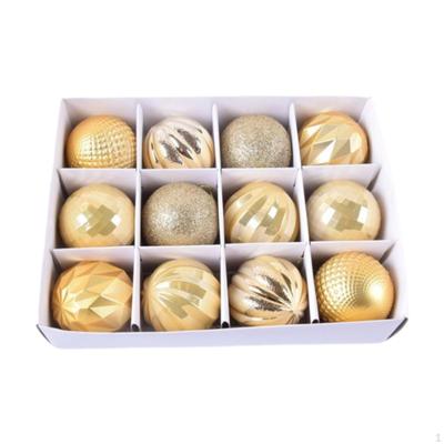 12 Christmas Ball Ornaments for Christmas, Pendants with Charms Weddings