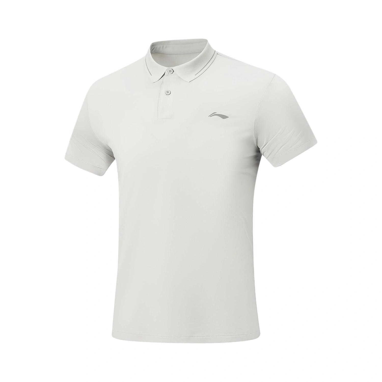 Li-Ning Fitness Series Comfortable Skin-Friendly Short Sleeve Polo Shirt Men tops APLW279-1 S