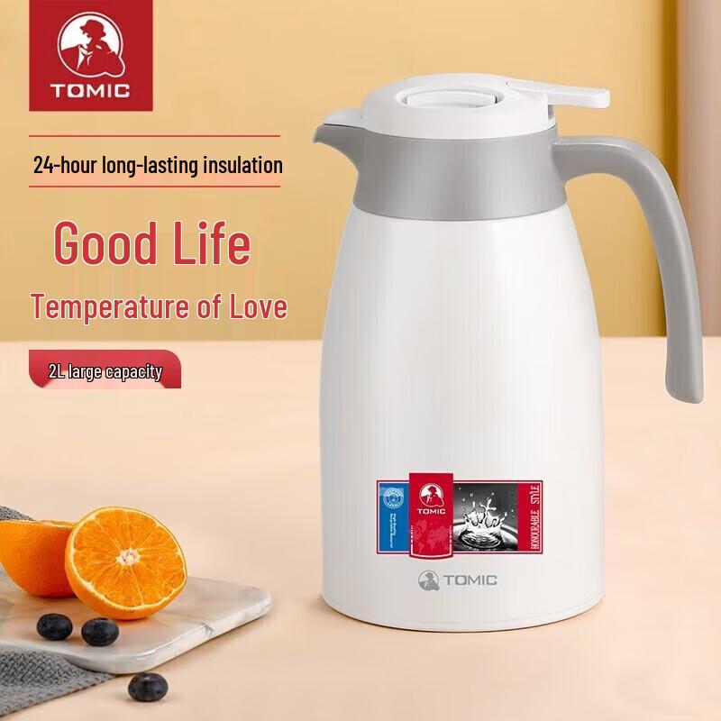 TOMIC Double Wall Stainless Steel Thermos