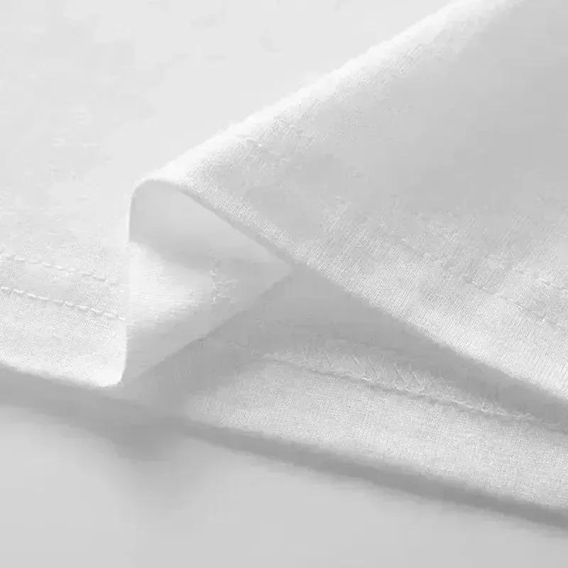 Summer Men's Heavy Cotton Loose T-shirt - Poker Pattern Printed Shirt - Street Style Daily and Formal Essential - Casual Top