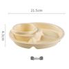 LISM Ceramic Divided Portion Plate