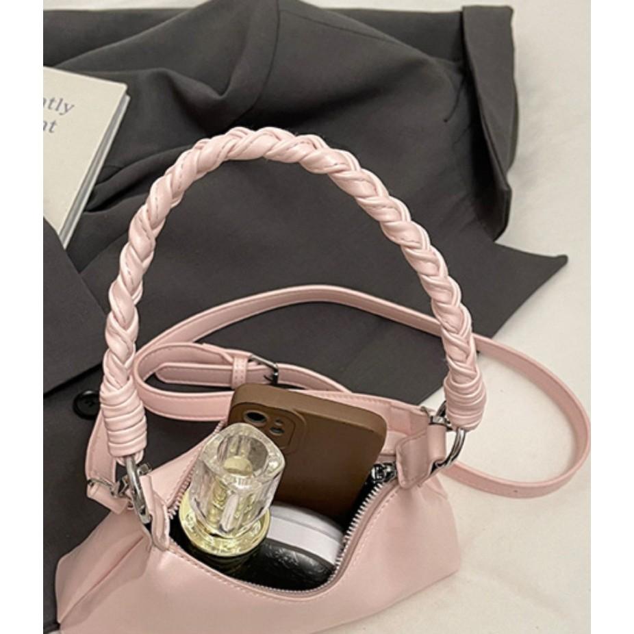 IELGY Korean Version Simple All-Match Commuter Shoulder Casual Bow Underarm Bag