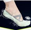 Grippers Cushioned Silicone Sole Women Breathable Ballet Cross Yoga Socks Pilates Socks Anti Slip