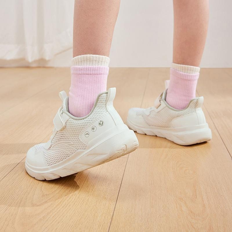 Anta Kids Low Top Running Shoes Teenagers Ivory White A22435567H-5
