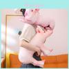 Peluche Pigiamino di Cristallo Ultra-morbido Cuscino Divertente Stile Animale Cartone Animato