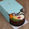 European Style Transparent Window Cake Box with Handle