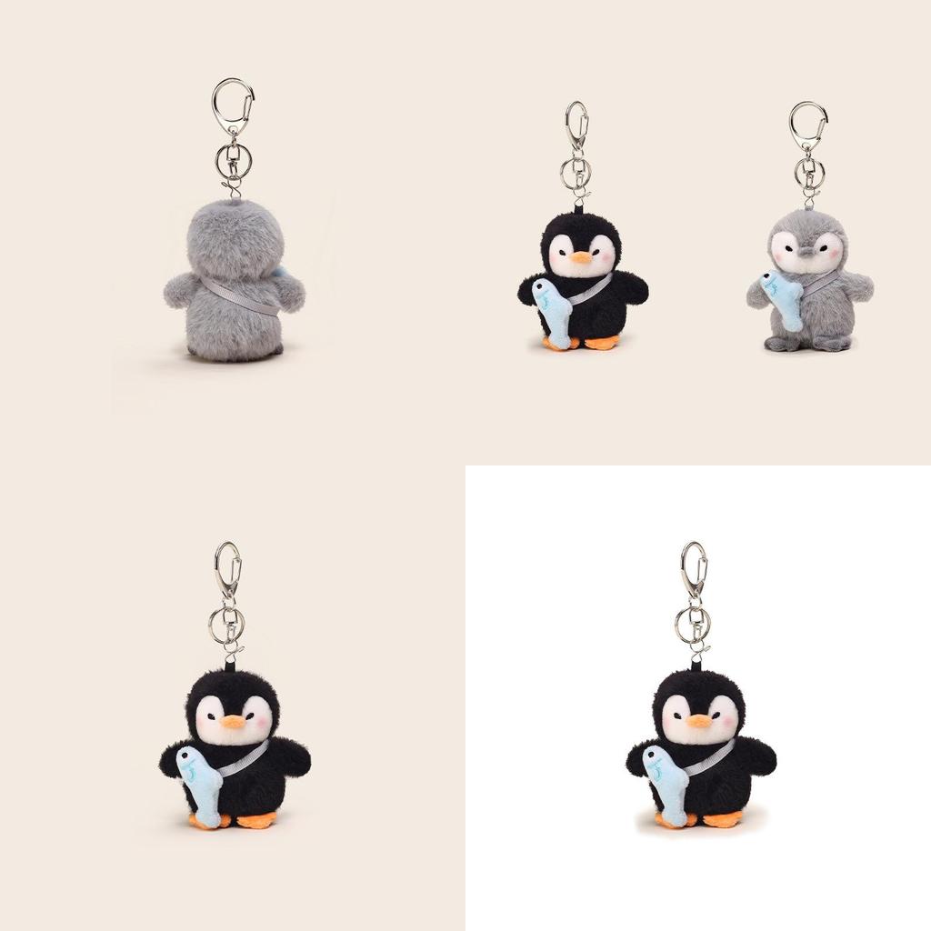 Back Fish Penguin Plush Keychain With Cute Design For Anime Fans And Accessories