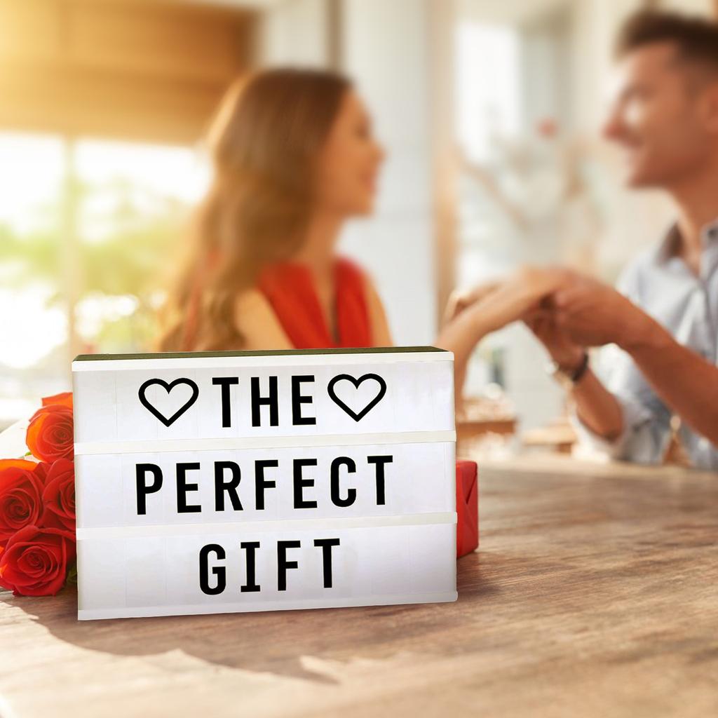 Světelný box s písmeny Led Light Box Dětská ložnice Dekor Miminko Rozsvícená cedule Písmena Tabule Dárky pro chlapce a děti a milovníky