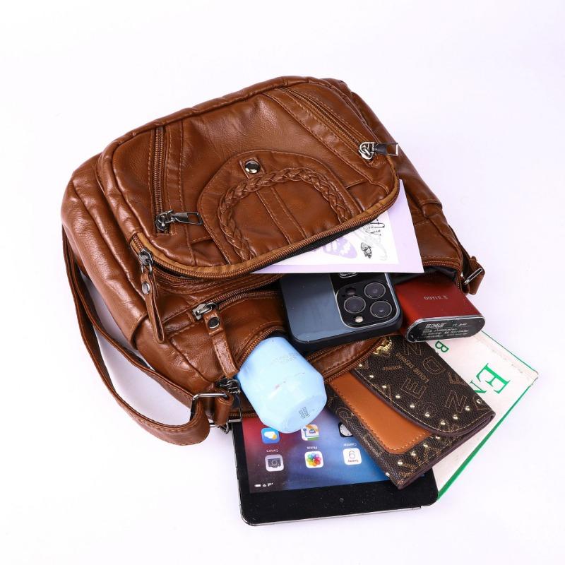 Single Shoulder Large Capacity Multi Pocket Women's Crossbody Bag