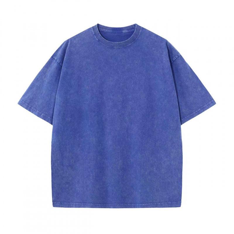 230g Pure Cotton Drop Shoulder Vintage Batik T-Shirt, Short Sleeve, Oversized, Custom Print Logo.
