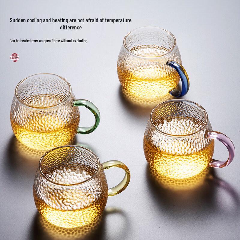 ZISIZ Hammered Glass Teacup