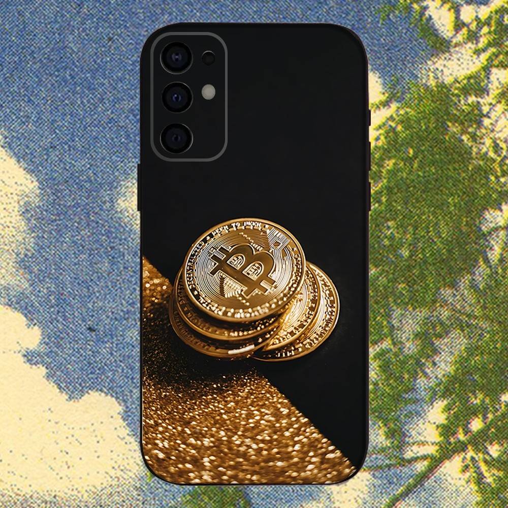 Crypto Currency Bitcoin BTC Phone Case For Samsung S25,S24,S21,S22,S23,S30,Ultra,S20,Plus,Fe,Lite,Note,10,9,5G Black Cover