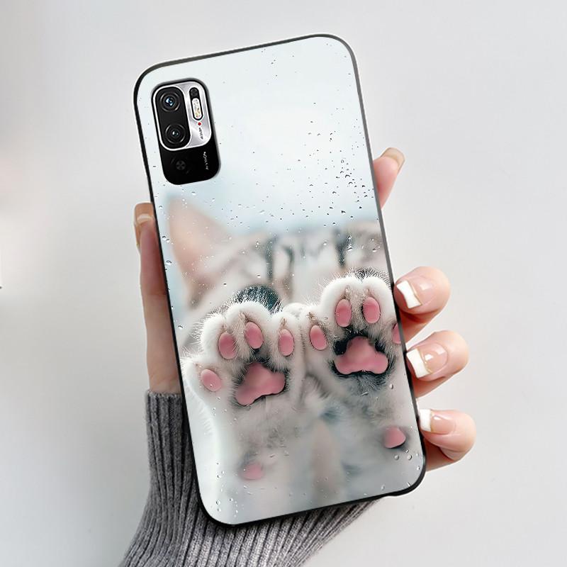 Casing For Redmi Note 10 JE 10T JE Phone Case Luxury Dragon Cute Cool Boys Girls Shockproof Black Matte Soft Silicone Back Cover