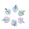 Cute Girl Wavy Edge Heart-shaped Bow Hair Clip Forehead Bangs Side Hair Clip Hair Accessory