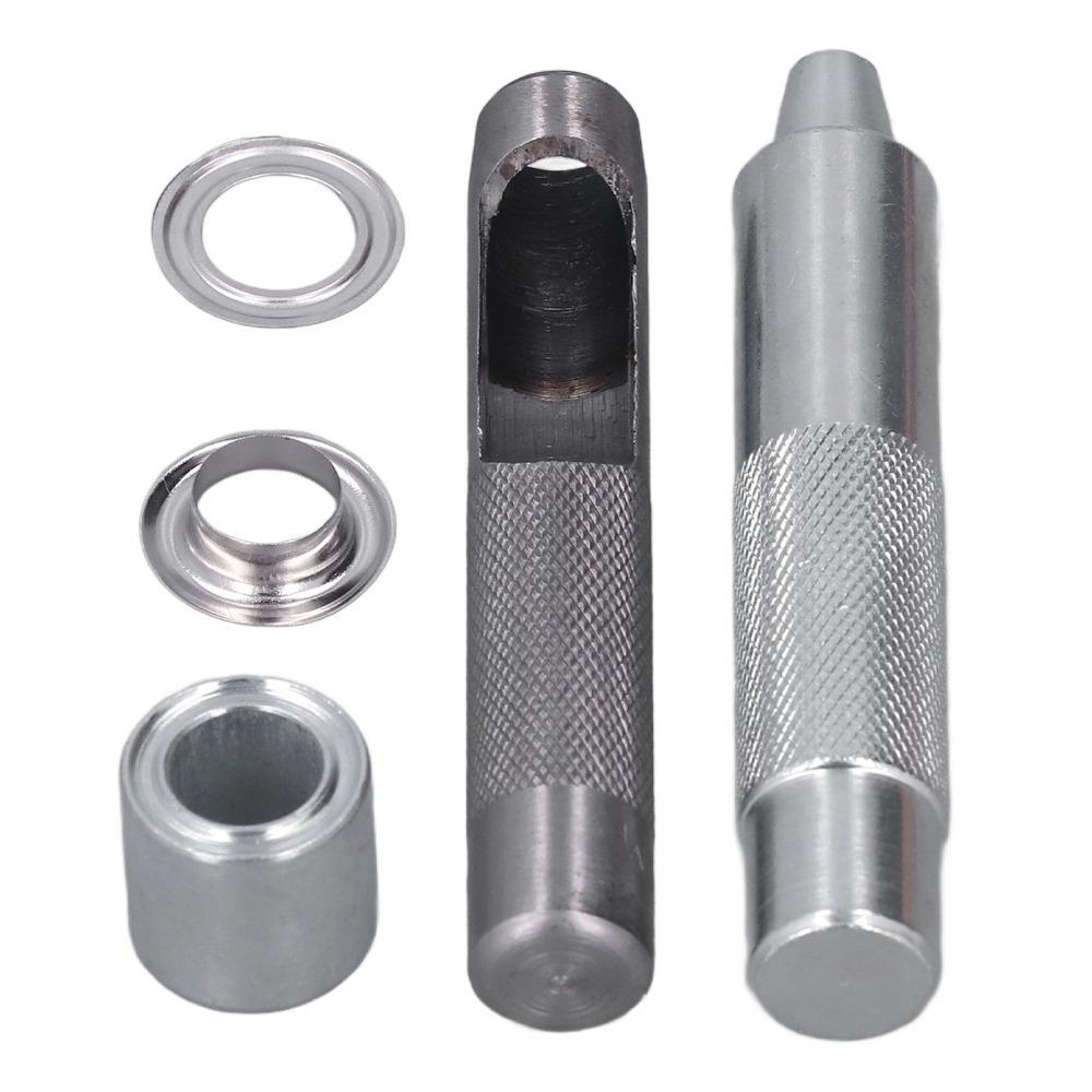 

100 Sets Durable Eyelet Kit Inner Diameter 12MM Canvas Grommet Kit Tool Parts Eyelet Tool For Tarps