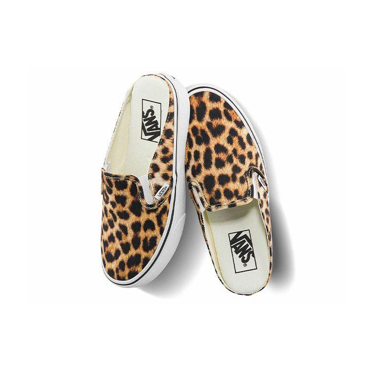 Vans Slip-On Mule Low Top Skate Shoes Women sneakers Yellow Black VN0A4P3ULPR