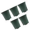 5 teile/satz Robust Und Langlebig Kunststoff Blumentopf Mit Drainage System Kunststoff Blumentopf Kindergarten Töpfe