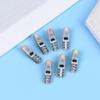 10pcs T5 LED Bulb 3014 2SMD Car Dashboard Instrument Cluster Light Set Suited for Car Interior Panel Gauge Illumination