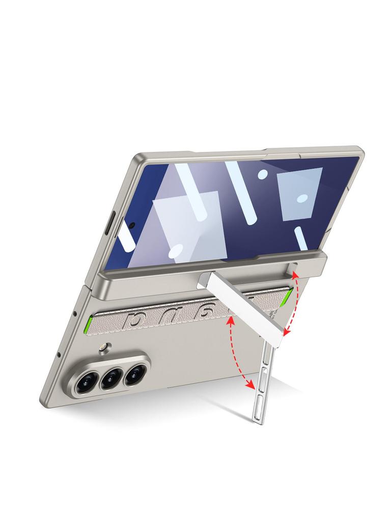 Samsung Z Fold7 Wristband Case: Full-Coverage, Invisible Stand, Drop Protection, Side Bag & Hinge Protection