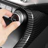 YOUTOOCAR Carbon Fiber Pattern Climate Control Panel Trim Frame Cover Compatible with Kia Stinger 2018-2023 Accessories