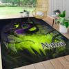 Custom Name Undersea Mermaid Adventure Carpet Rug Customizable Soft Washable Anti-Slip Home Living Room Sofa Mats Personalized Rug. 0909359
