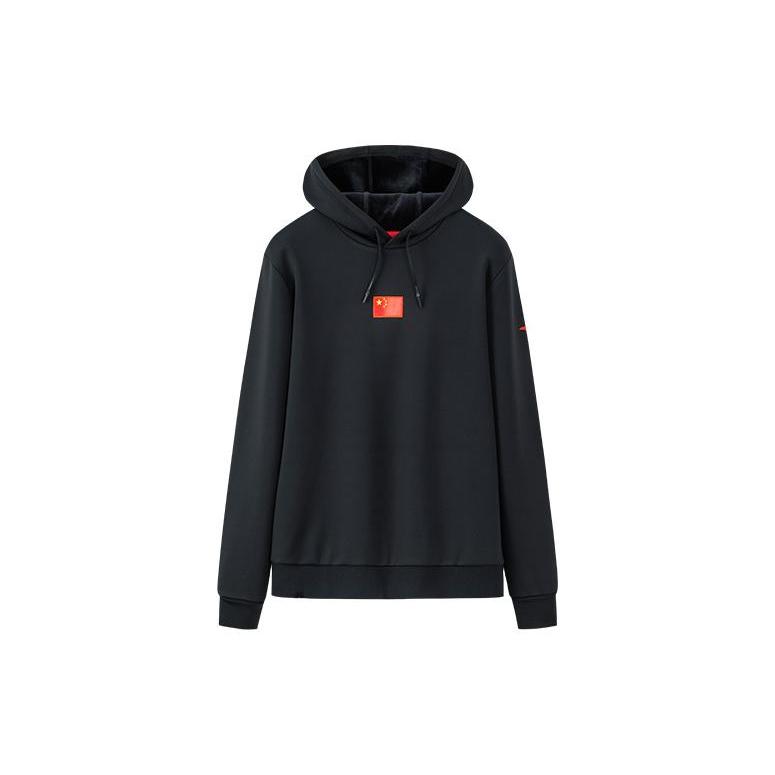 ANTA Sweatshirts Men s Black Hooded Moderate Regular 152250706-2 L