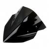 Motorcycle Windshield Air Deflector Front Windshield Flow Guide Plate Double Bubble for Kawasaki Z 400 Z400 -