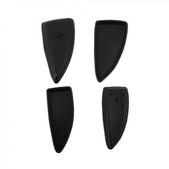 4x Interior Front and Rear Door-Switch Bezel Cap Set Black for Chevrolet Malibu