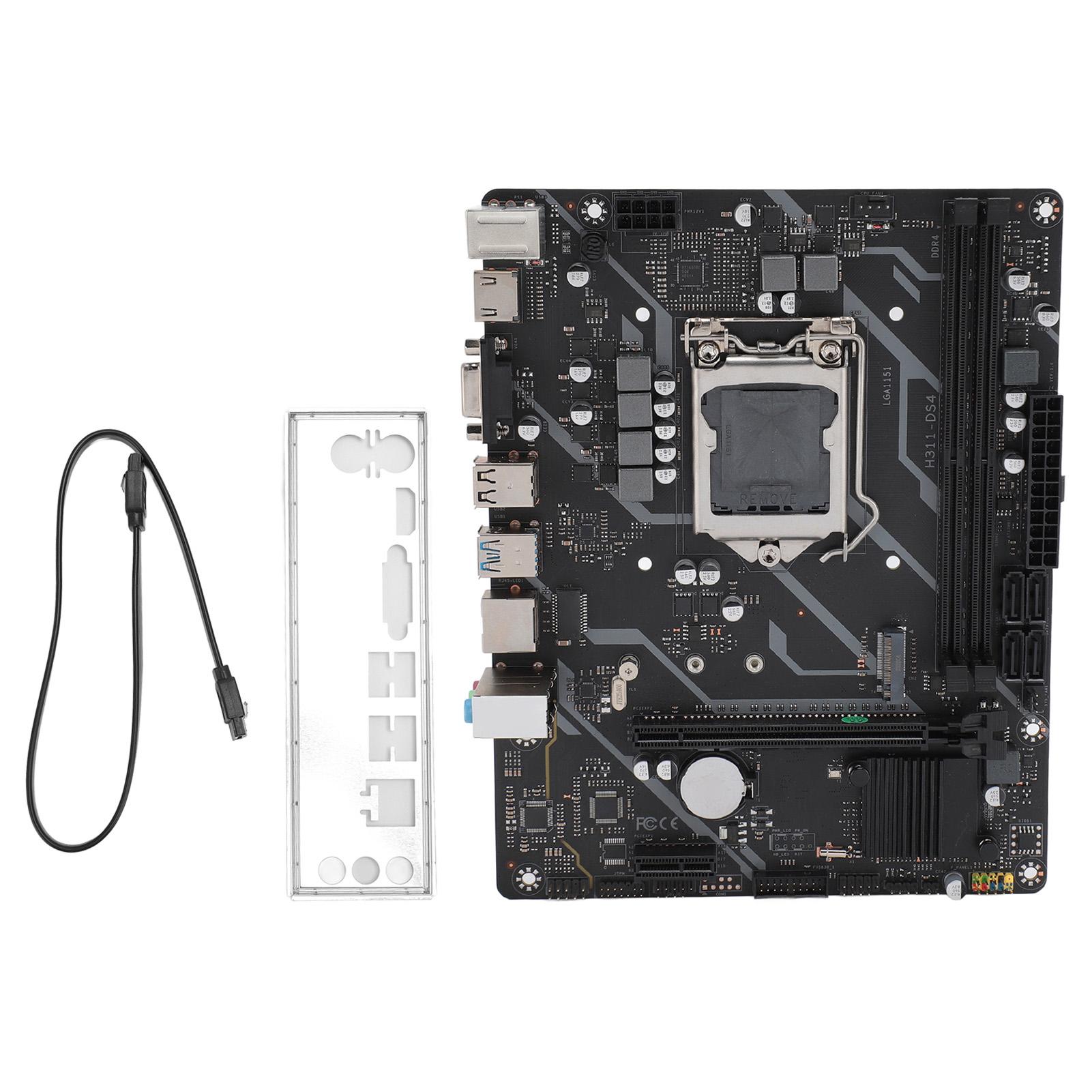 

H311 D4 Motherboard Dual Channel DDR4 6 Phase Power Supply Integrated Chip LGA 1151 Gaming Desktop