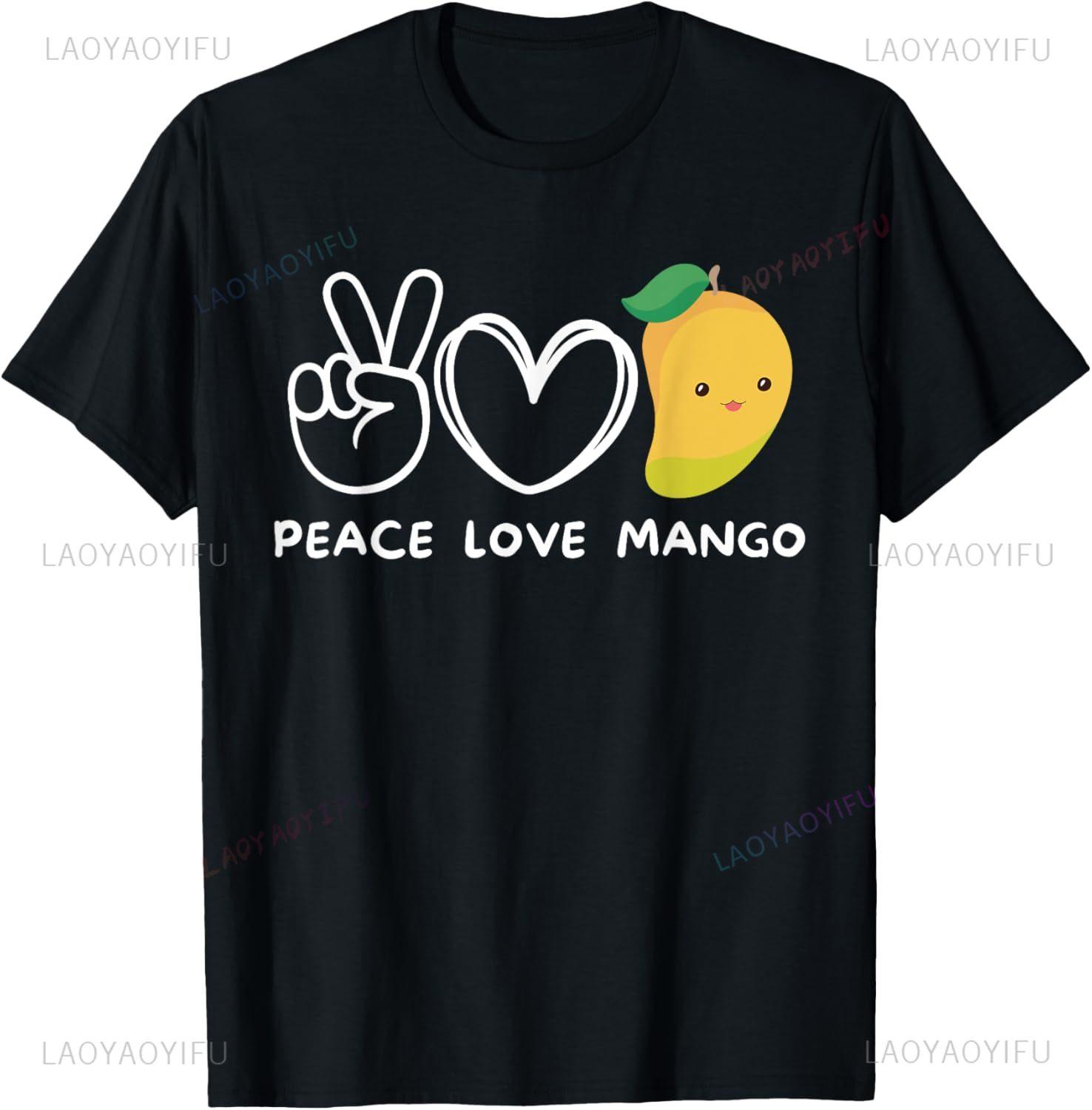 Peace Love Mango Graphic T-shirt S