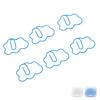 100 Pcs Cloud Shaped Paper Clips Cute Fun Decorative Iron Bookmarks Planner Clips with Transparent B