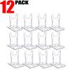 Transparent Display Plate Stand Clear Acrylic Display Stands Small Adjustable Book Purse Badge Shell Wedding Card Holder Tablet