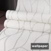 53cm Tlusté Netkané Samolepky na Zeď 3D Vlnité Pruhy Odolné proti Vlhkosti Obývací Pokoj TV Pozadí Evropská Moderní Jednoduchá Tapeta