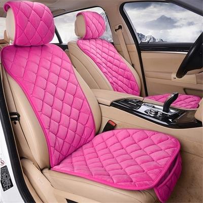 Universal Plush Car Seat Covers Auto Front Backrest Seat Cushion Protector Pad Interior Accessories