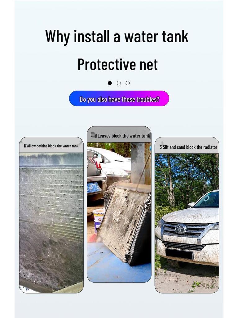 Car Radiator Grille Protection Net for Mercedes GLA/GLE/GLC260/E300L/A200