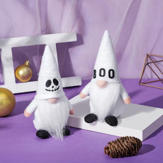 

2 шт Хэллоуин гном орнамент жуткий изысканный безликий плюшевые куклы украшения для домашнего фестиваля украшения