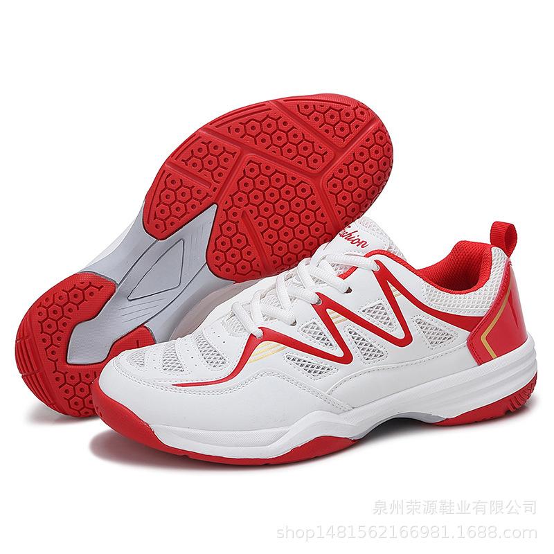 New Badminton Shoes Spring and Summer Breathable Sports Shoes Competition Training Shoes Student Tennis Shoes