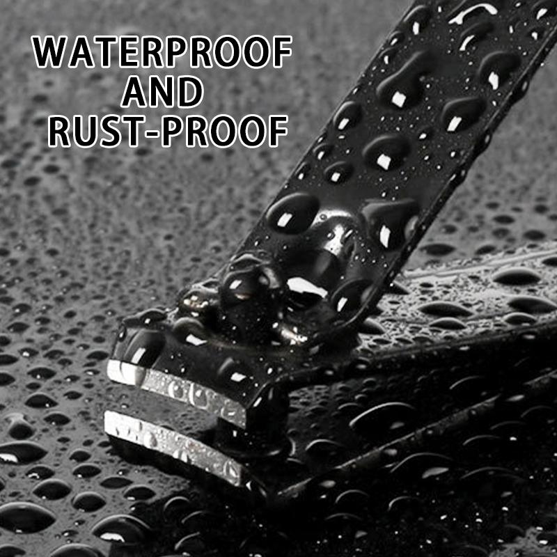 Black Nail Clippers For Men And Women, High-Quality High-End Stainless Steel Sharp Nail Clippers, Home Manicure Tools