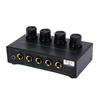 4 Channel Headphone Amplifier USB Power Supply Port Knob Volume Adjustment Stereo Headphone Amplifier