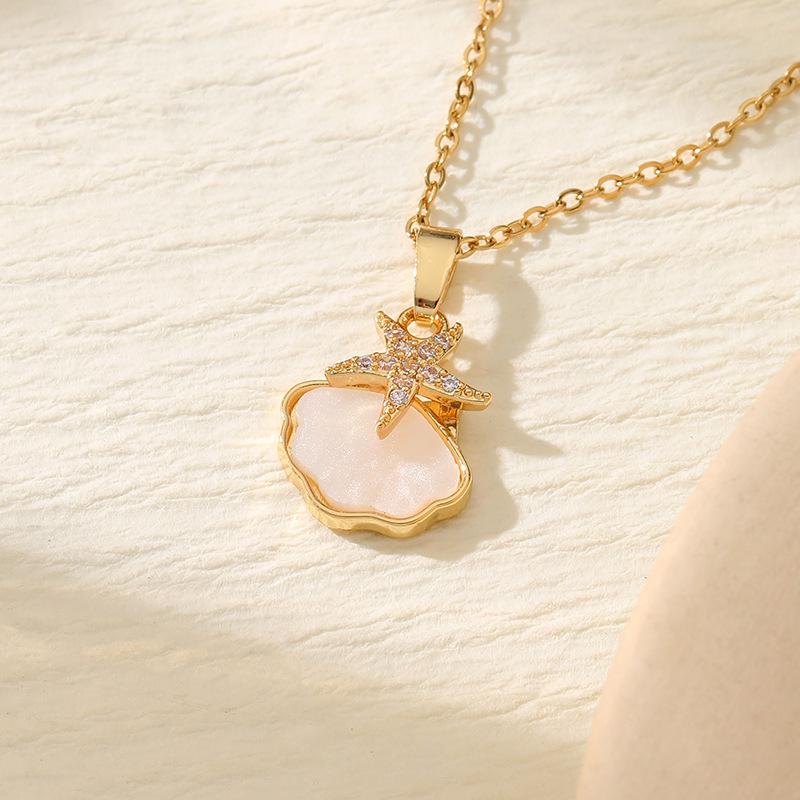 Titanium Steel Non-fading Necklace - European & American Style, Light Luxury, Versatile Korean Fashion, Perfect for Women and Girlfriend Gifts.