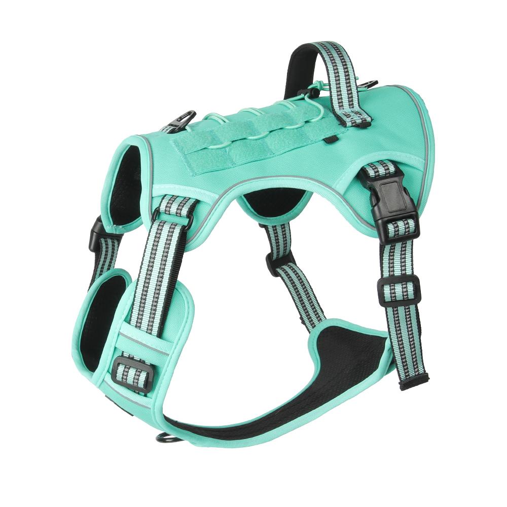 551 New Multifunctional Tactical Pet Harness for Large Dogs Wear-Resistant Anti-Bite Dog Leash Malinois Training Working Vest