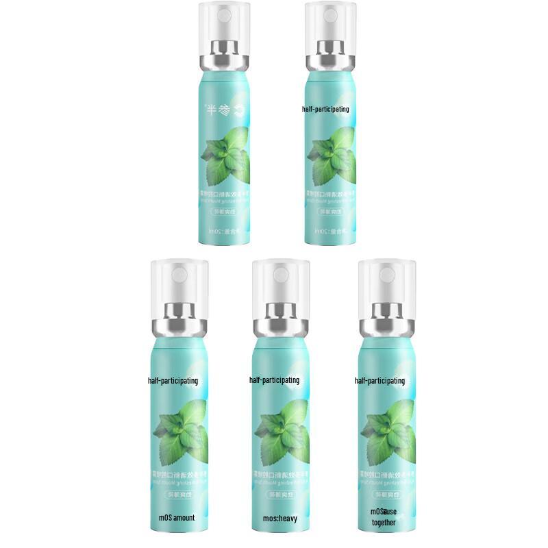 Semiben Probiotic Oral Spray 5-Pack, Refreshing Mint