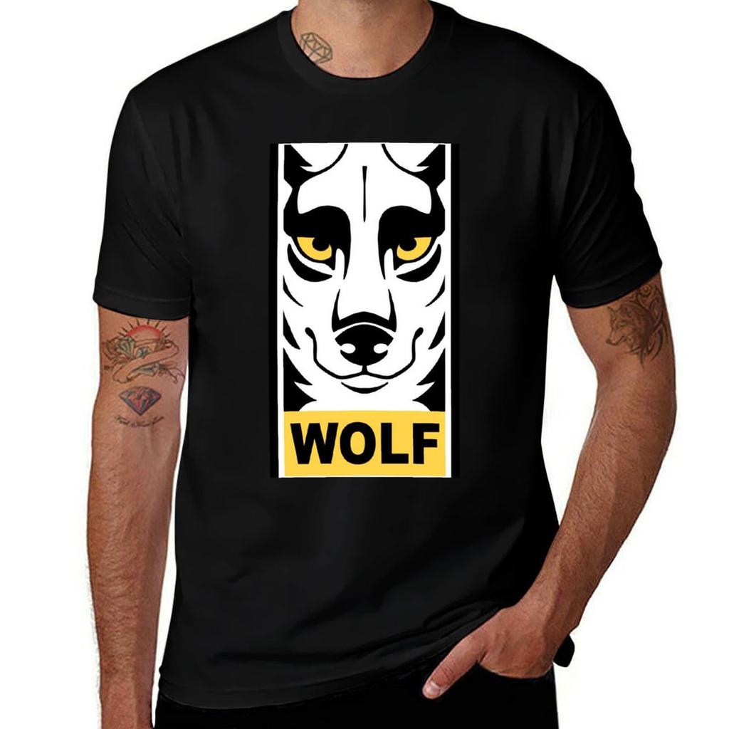 Wolf Tshirt Functional Casual Short Sleeve Tee