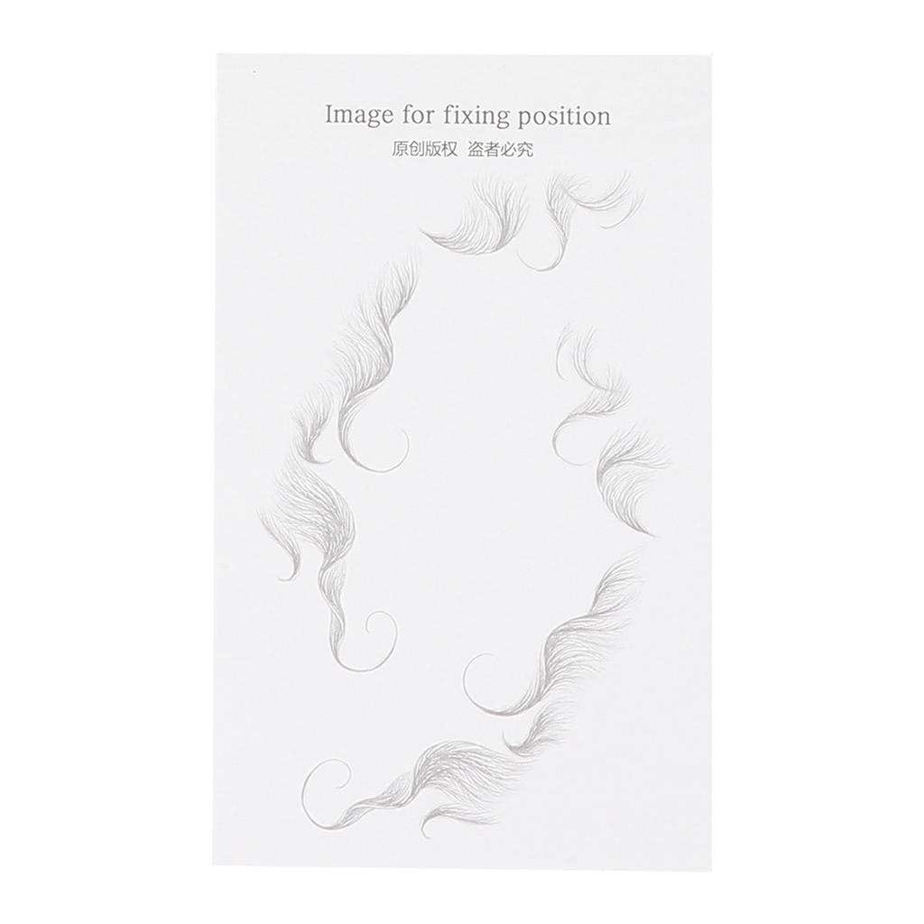 Hair Tattoo Sticker Hair Salon DIY Hairstyling Hair Stickers Fake Hairline Sticker 9pcs/Set