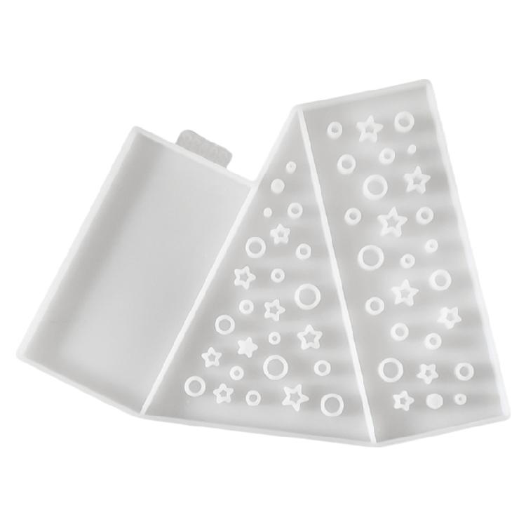 Easy Release Flexible Silicone Mould Featuring Star Designs Suitable Accessory for Various Materials and Daily Uses