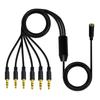 3.5mm Male To Female Audios Cable Gold Plated Connectors Universal Compatibility for Speakers Headphones and Devices