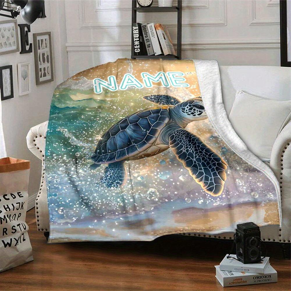 Sea Turtle Home Blankets Comfortable Soft Lightweight Allseason Multipurpose Blanket For Picnics Sofas Offices Beds Living Rooms Perfect Gift For